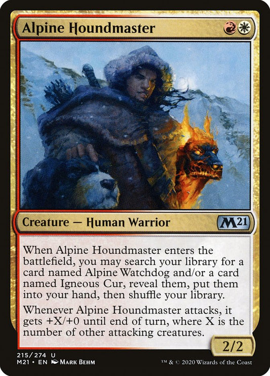 Alpine Houndmaster – Core Set 2021 [M21] – English – #215
