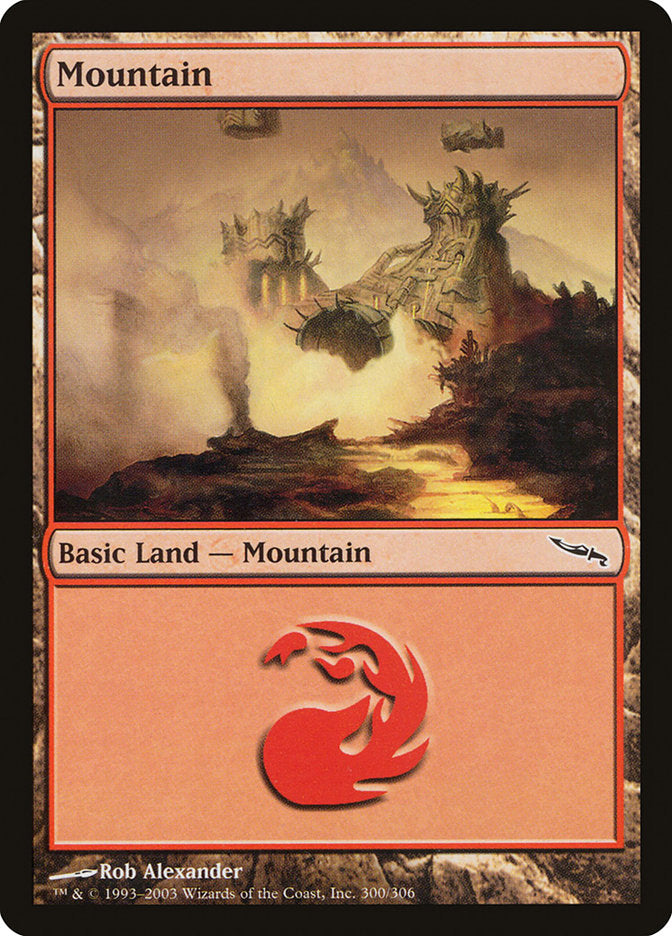 Mountain – Mirrodin [MRD] – English – #300