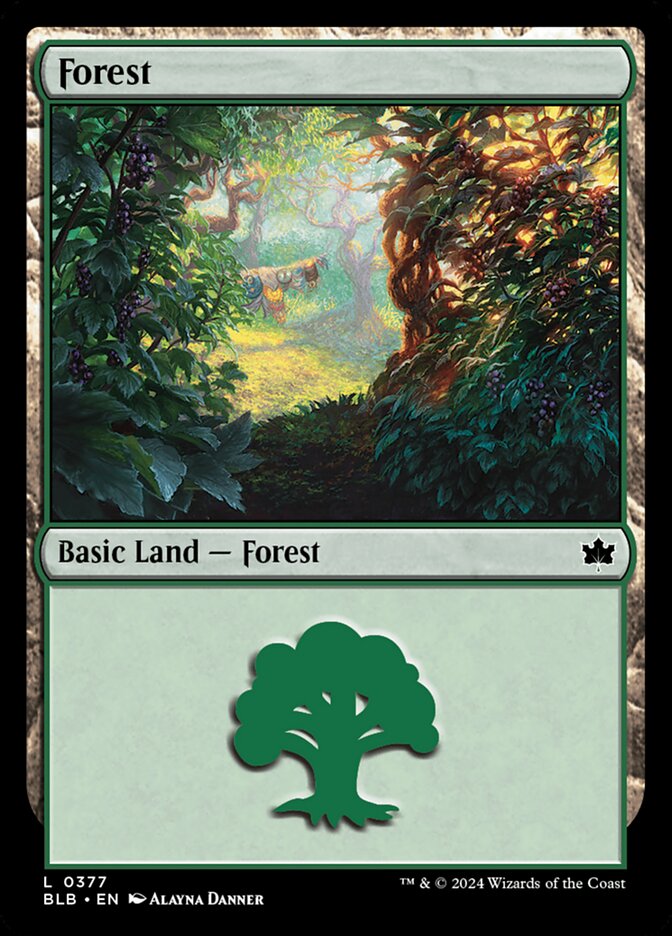 Forest – Bloomburrow [BLB] – English – #377