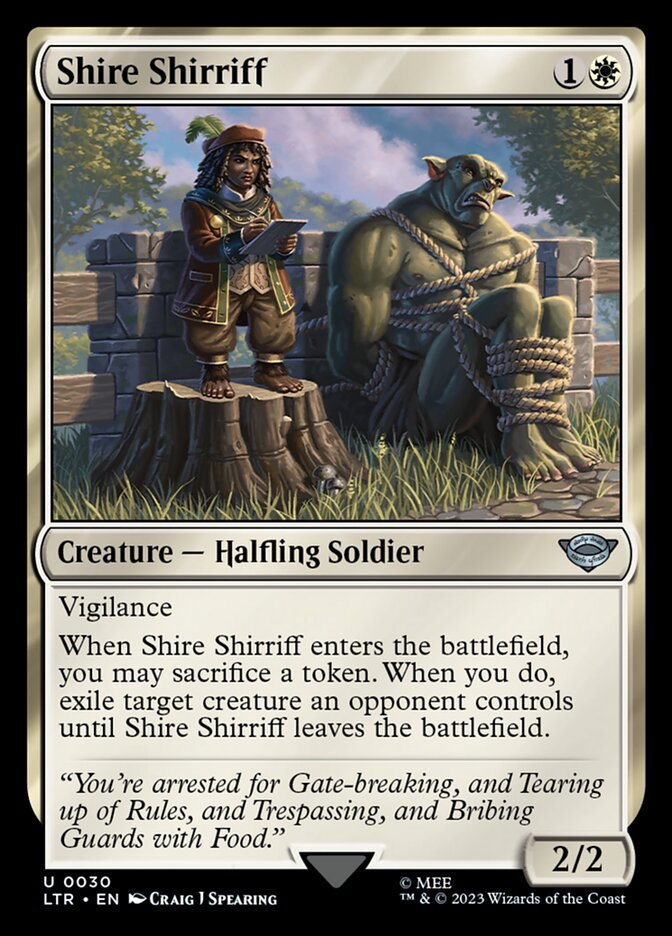 Shire Shirriff – The Lord of the Rings: Tales of Middle-earth [LTR] – D – #30