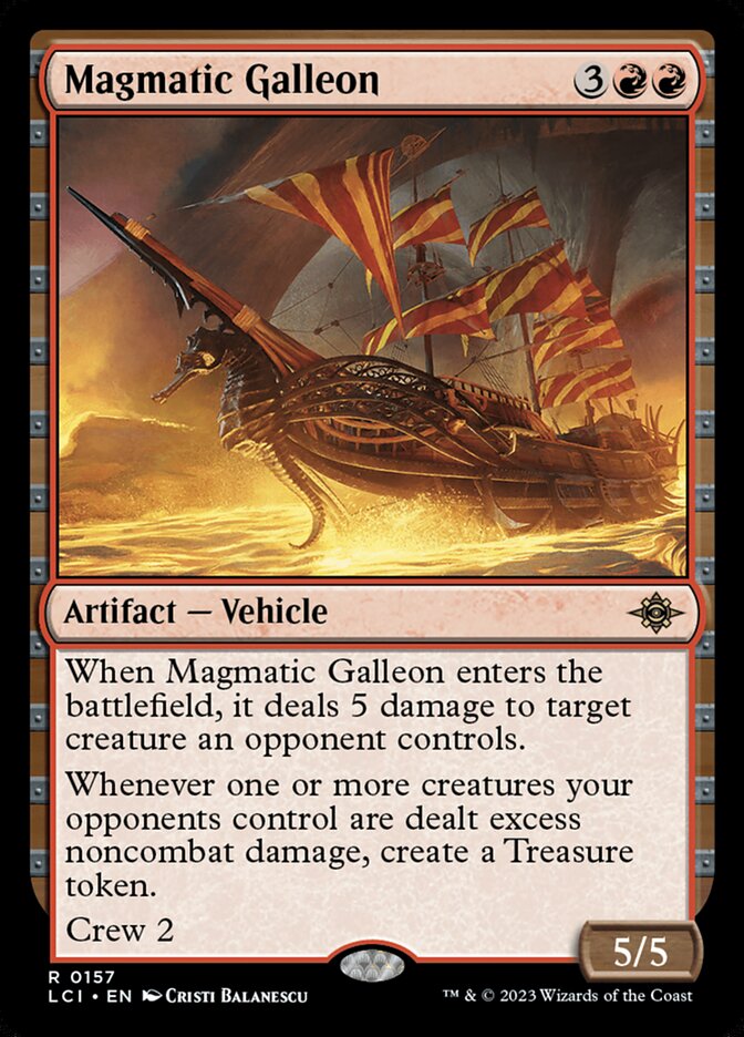 Magmatic Galleon – The Lost Caverns of Ixalan [LCI] – English – #157