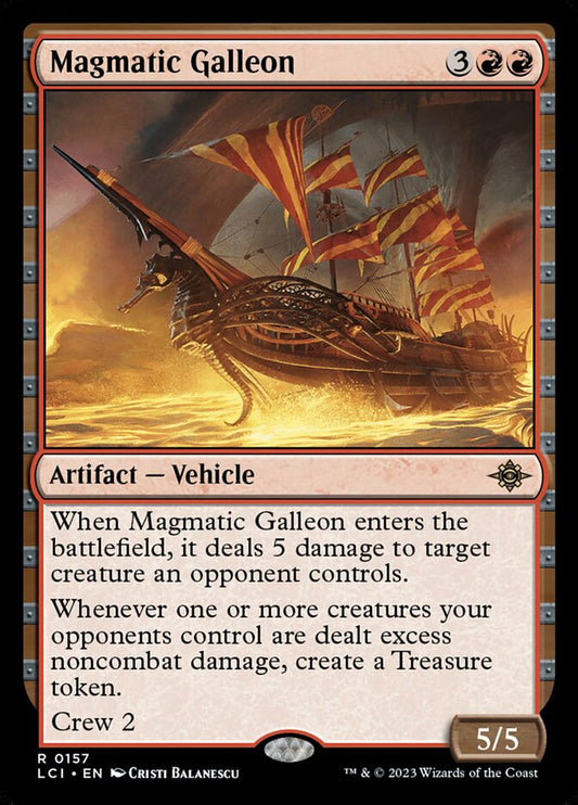 Magmatic Galleon – The Lost Caverns of Ixalan [LCI] – English – #157