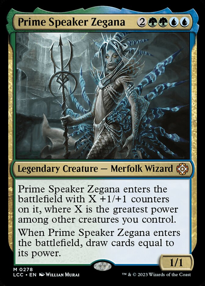 Prime Speaker Zegana – The Lost Caverns of Ixalan Commander [LCC] – English – #278