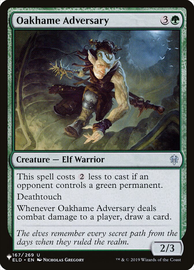 Oakhame Adversary – The List [PLST] – English – #ELD-167