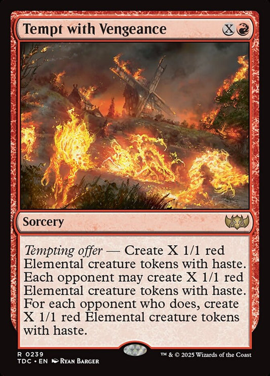 Tempt with Vengeance – Tarkir: Dragonstorm Commander [TDC] – English – #239