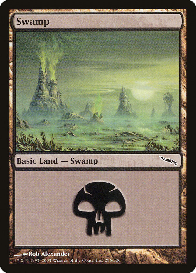 Swamp – Mirrodin [MRD] – English – #296