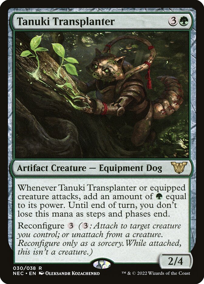 Tanuki Transplanter – Neon Dynasty Commander [NEC] – English – #30