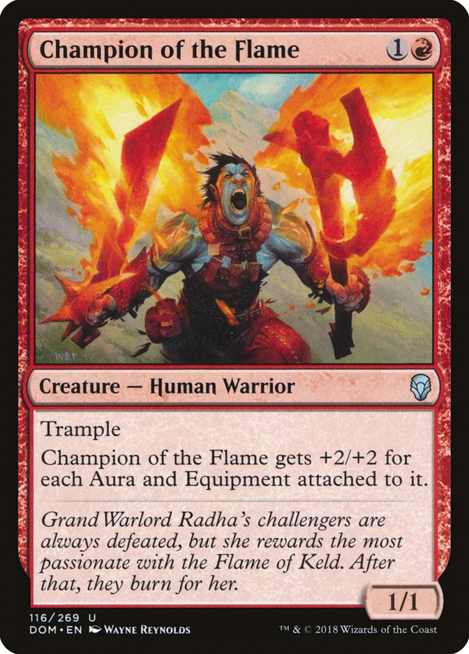 Champion of the Flame – Dominaria [DOM] – D – #116