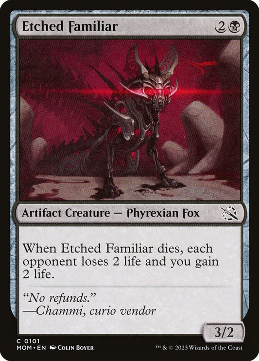Etched Familiar – March of the Machine [MOM] – English – #101