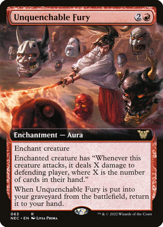 Unquenchable Fury – Neon Dynasty Commander [NEC] – English – #63