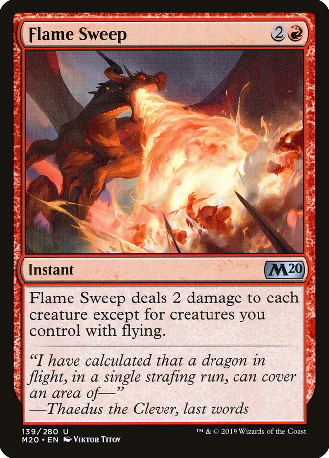 Flame Sweep – Core Set 2020 [M20] – D – #139