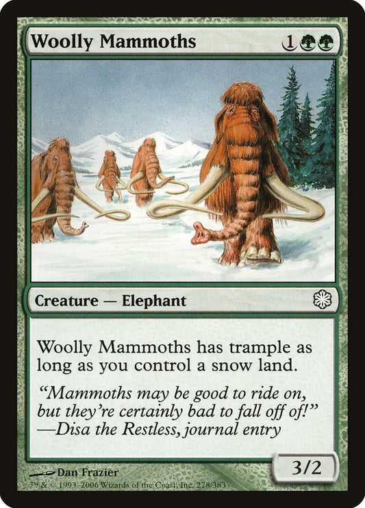 Woolly Mammoths – Coldsnap Theme Decks [CST] – English – #278