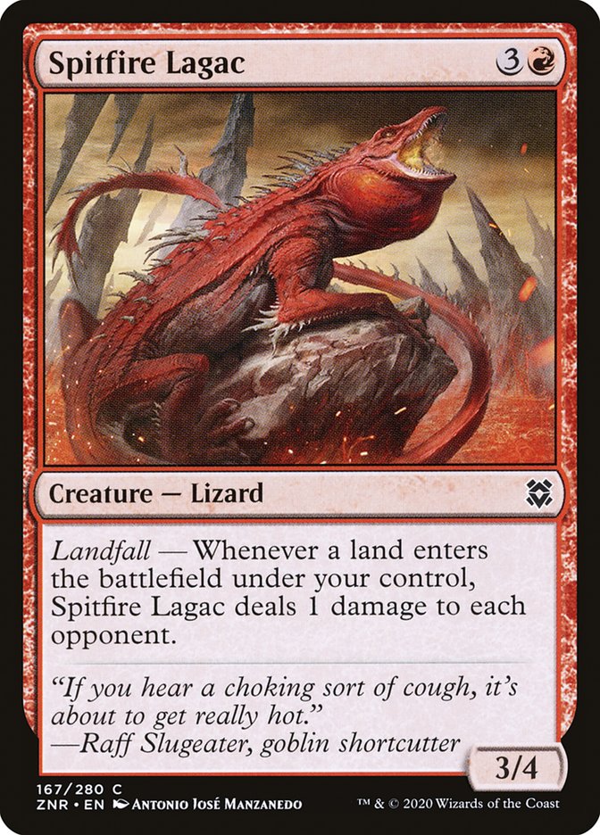 Spitfire Lagac – Zendikar Rising [ZNR] – English – #167