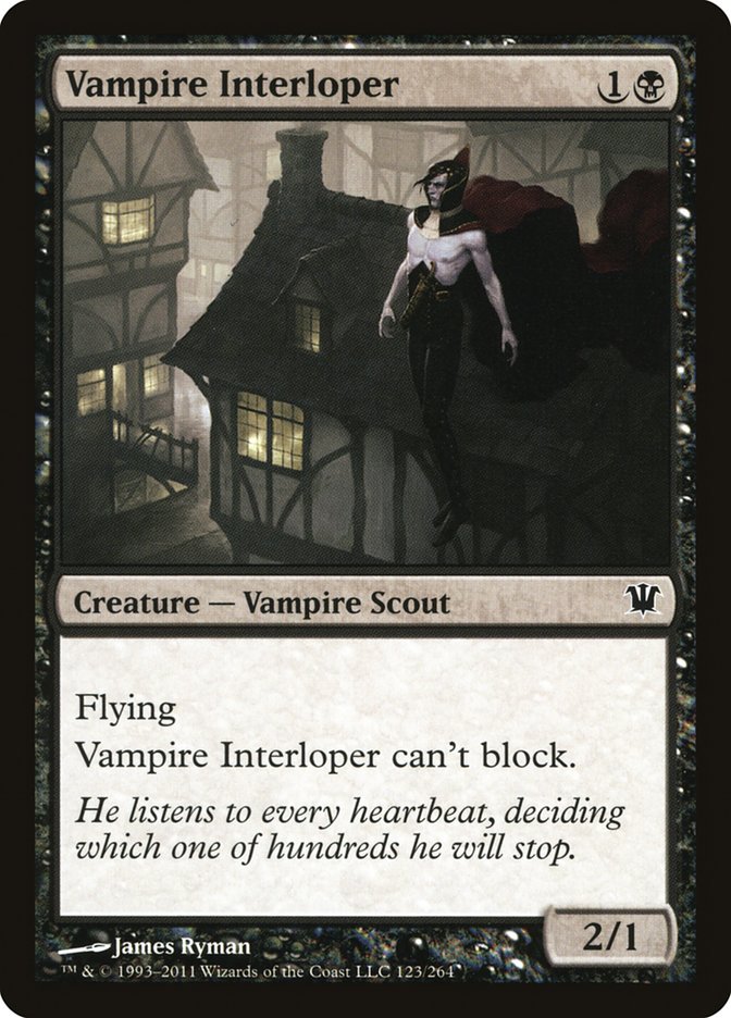 Vampire Interloper – Innistrad [ISD] – English – #123