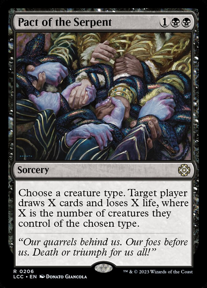 Pact of the Serpent – The Lost Caverns of Ixalan Commander [LCC] – English – #206