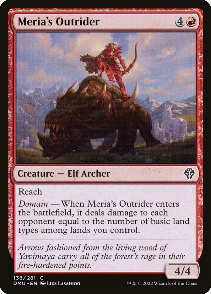 Meria's Outrider – Dominaria United [DMU] – English – #138
