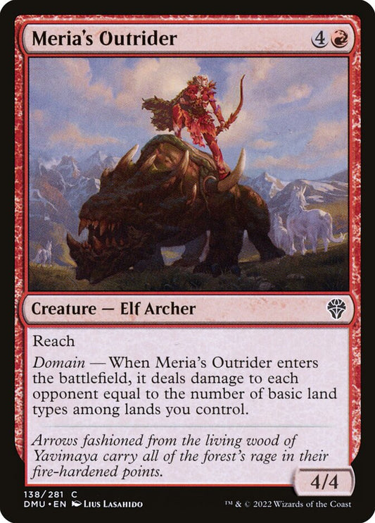 Meria's Outrider – Dominaria United [DMU] – English – #138