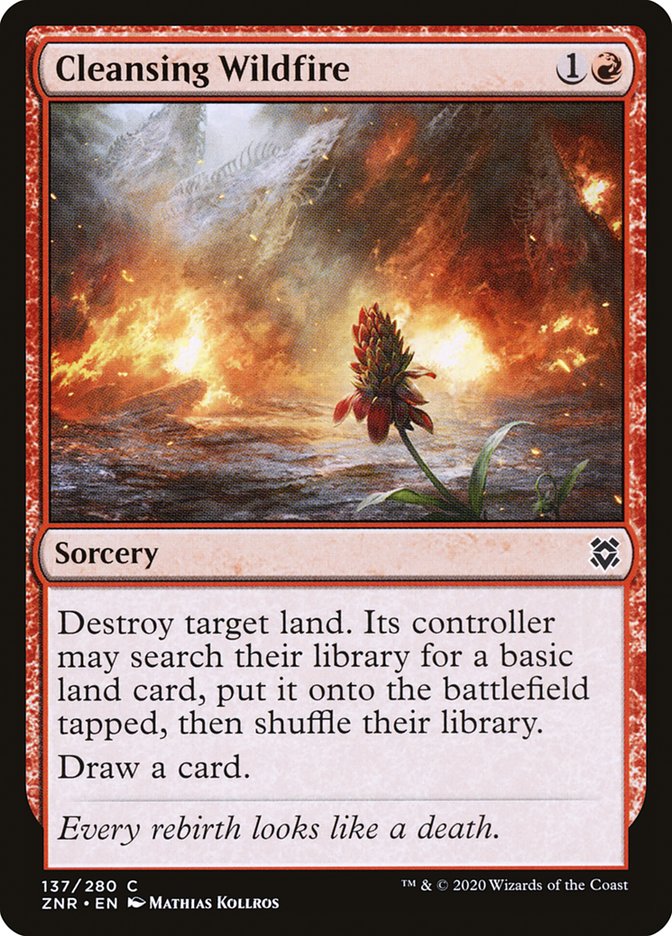 Cleansing Wildfire – Zendikar Rising [ZNR] – English – #137