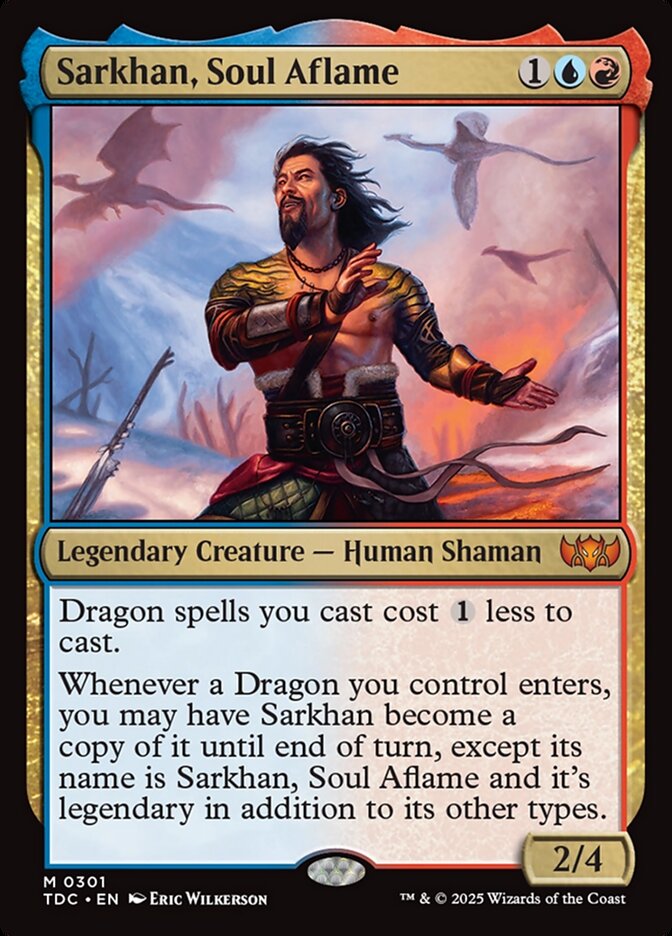 Sarkhan, Soul Aflame – Tarkir: Dragonstorm Commander [TDC] – English – #301