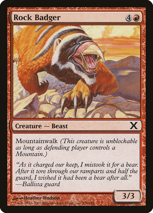 Rock Badger – Tenth Edition [10E] – English – #226