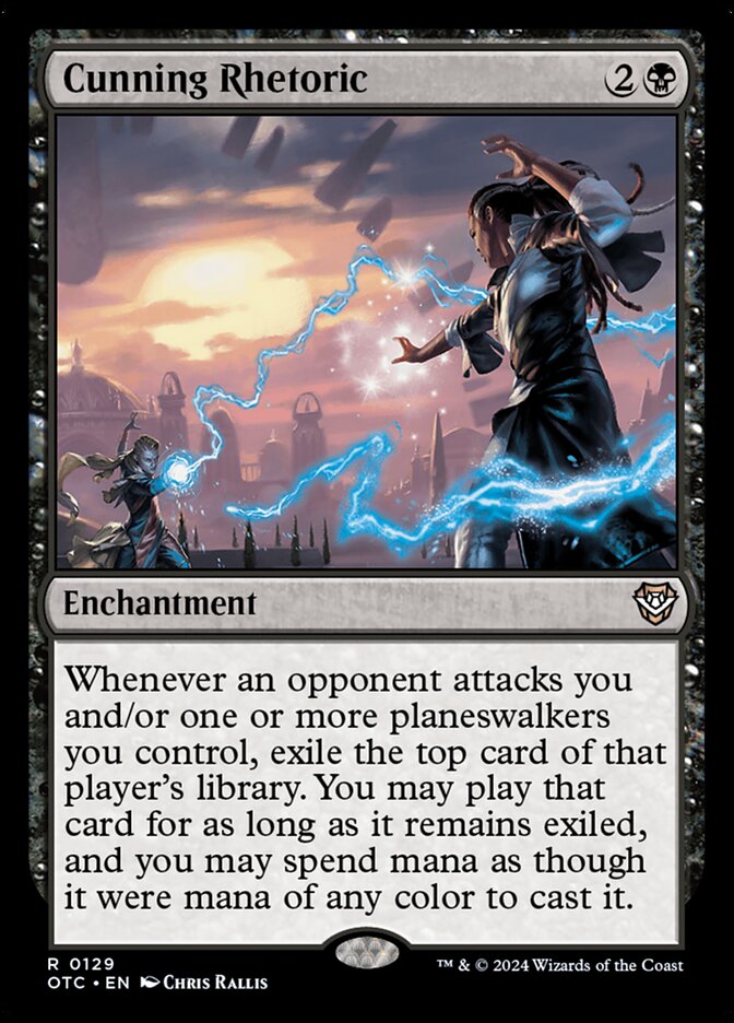 Cunning Rhetoric – Outlaws of Thunder Junction Commander [OTC] – English – #129
