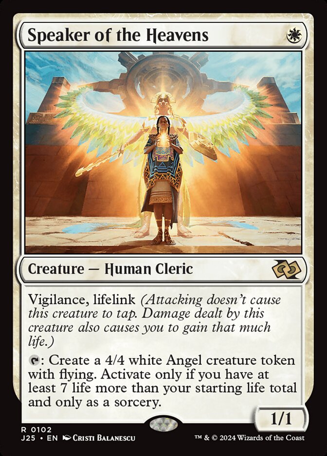 Speaker of the Heavens – Foundations Jumpstart [J25] – English – #102