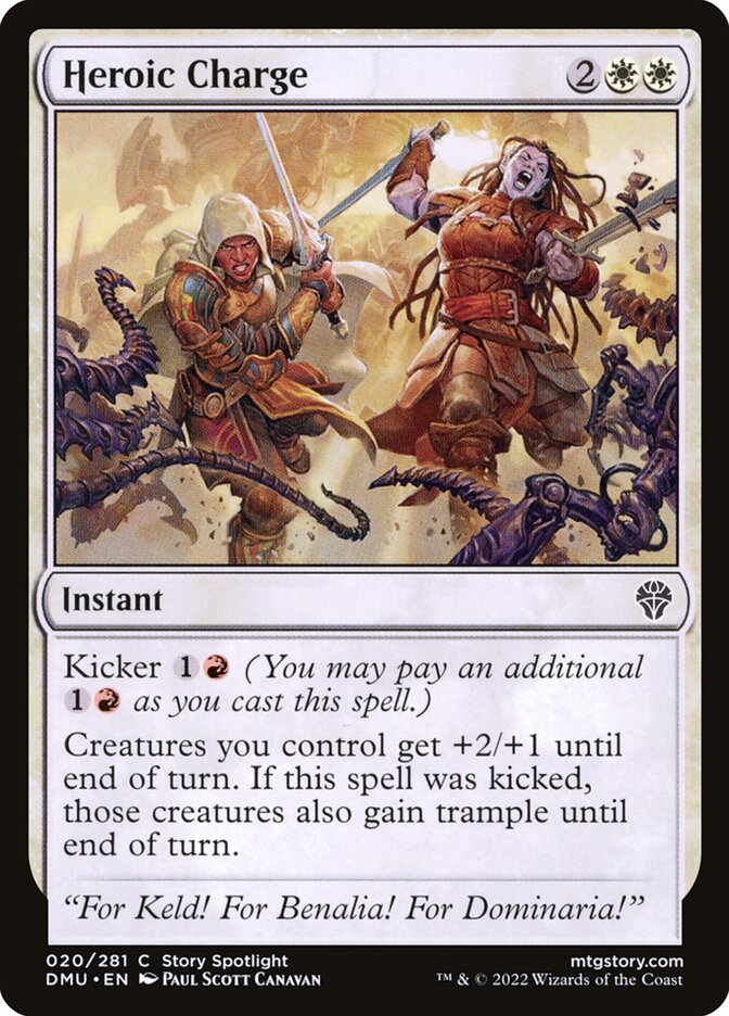 Heroic Charge – Dominaria United [DMU] – English – #20