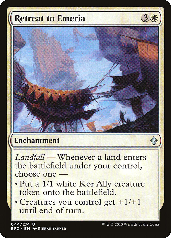 Retreat to Emeria – Battle for Zendikar [BFZ] – English – #44