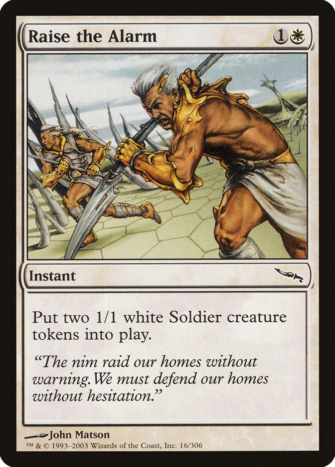Raise the Alarm – Mirrodin [MRD] – English – #16