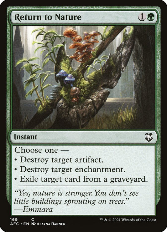 Return to Nature – Forgotten Realms Commander [AFC] – D – #169