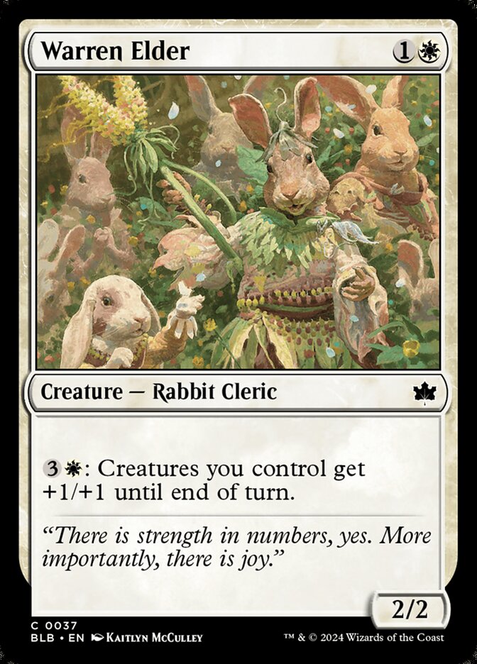 Warren Elder – Bloomburrow [BLB] – English – #37