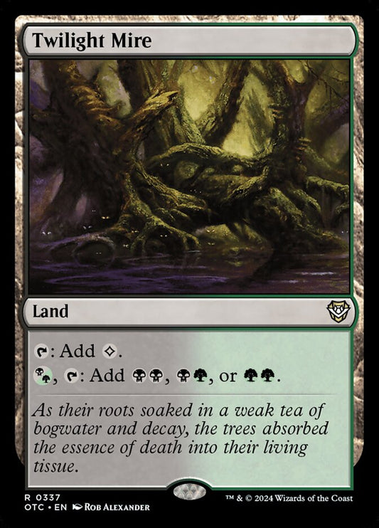 Twilight Mire – Outlaws of Thunder Junction Commander [OTC] – English – #337