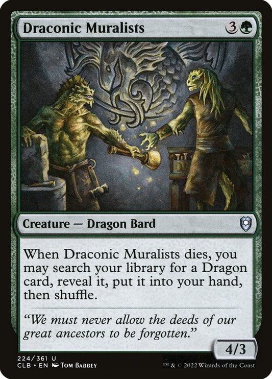 Draconic Muralists – Commander Legends: Battle for Baldur's Gate [CLB] – English – #224
