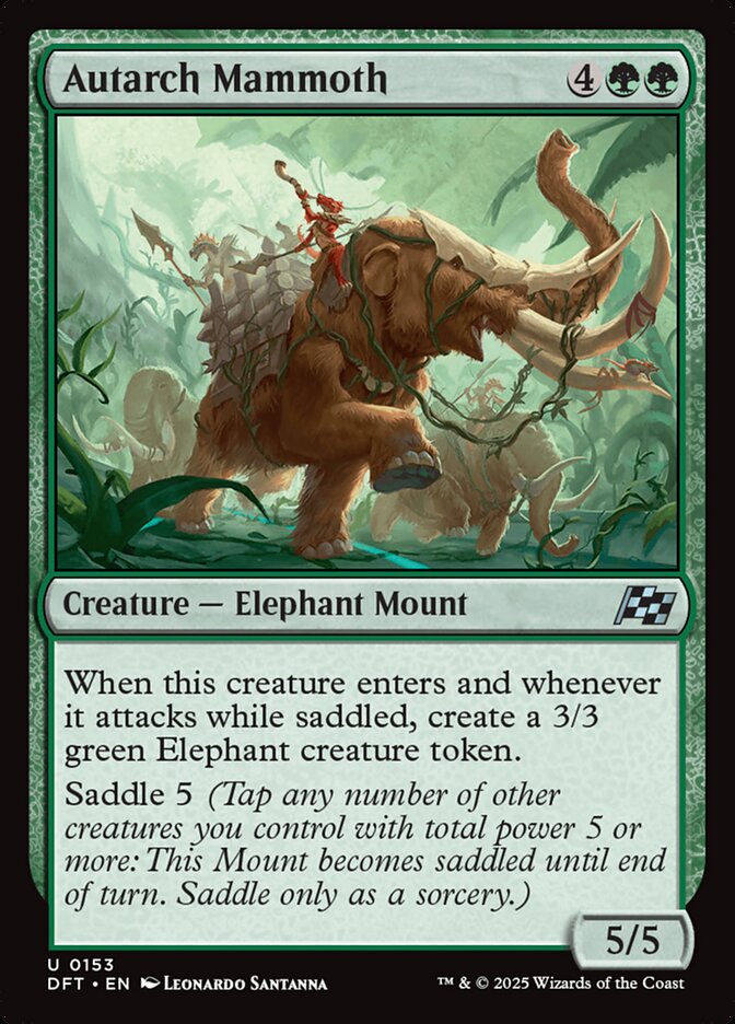 Autarch Mammoth – Aetherdrift [DFT] – English – #153