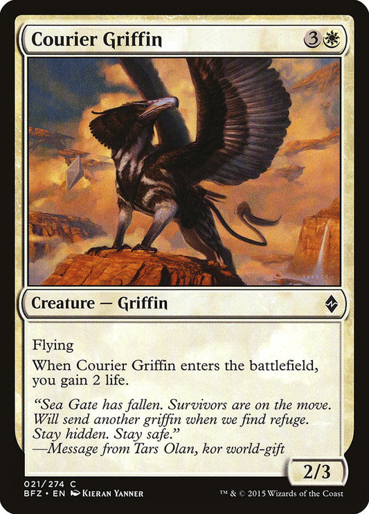 Courier Griffin – Battle for Zendikar [BFZ] – English – #21