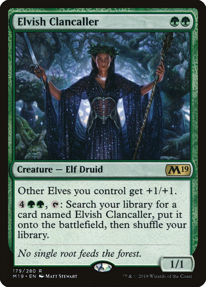 Elvish Clancaller – Core Set 2019 [M19] – English – #179