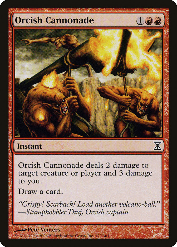 Orcish Cannonade – Time Spiral [TSP] – English – #172