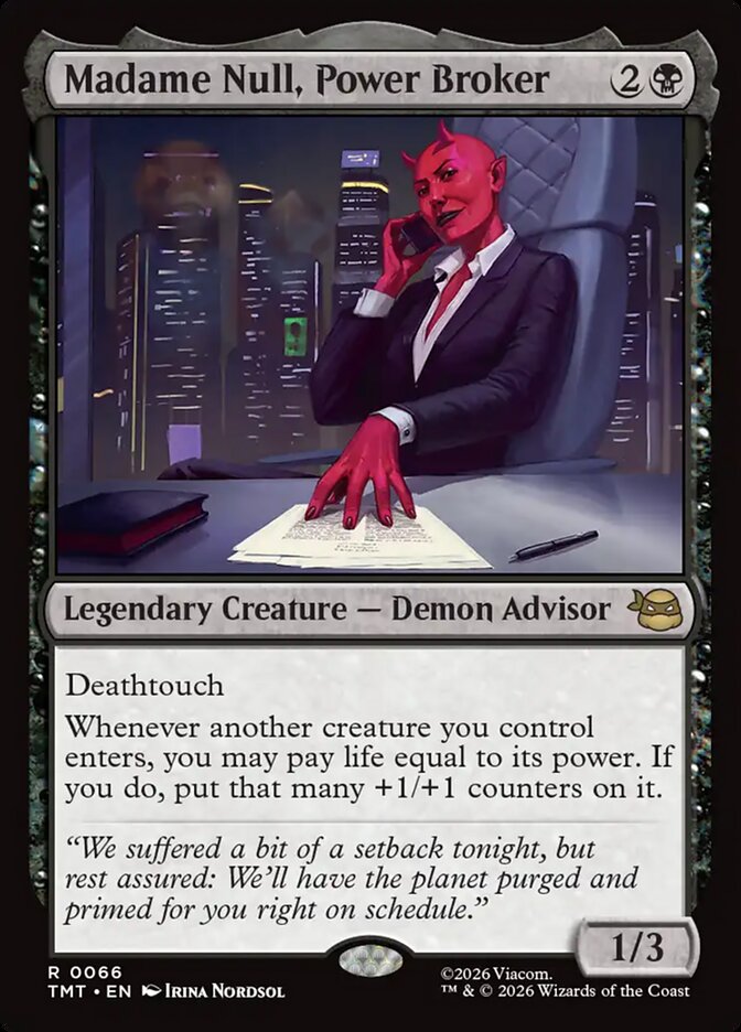 Madame Null, Power Broker – Teenage Mutant Ninja Turtles [TMT] – English – #66