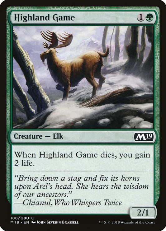 Highland Game – Core Set 2019 [M19] – English – #188