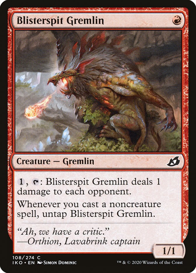Blisterspit Gremlin – Ikoria: Lair of Behemoths [IKO] – D – #108
