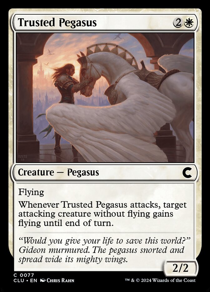 Trusted Pegasus – Ravnica: Clue Edition [CLU] – English – #77
