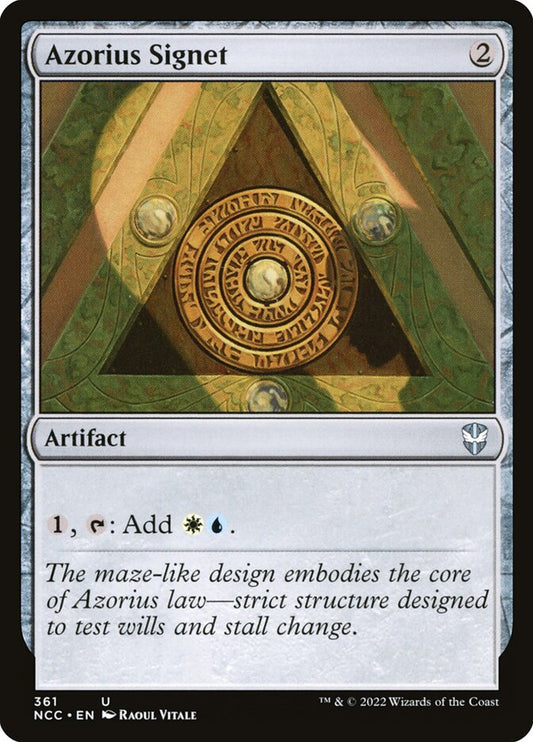 Azorius Signet – New Capenna Commander [NCC] – English – #361