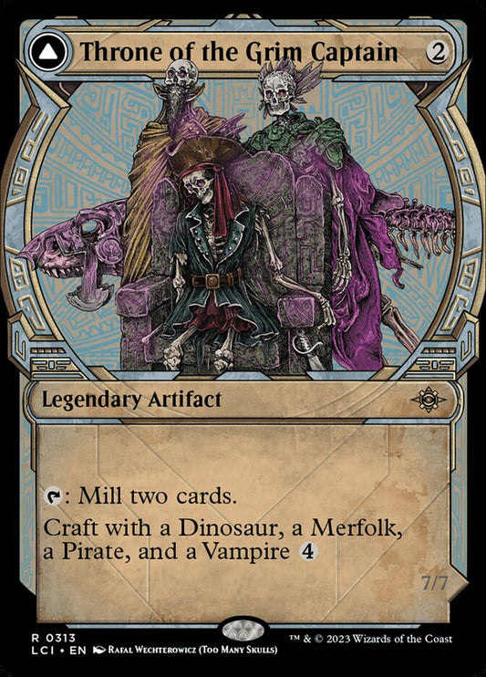 Throne of the Grim Captain // The Grim Captain – The Lost Caverns of Ixalan [LCI] – English – #313