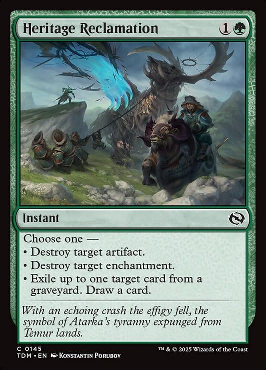 Heritage Reclamation – Tarkir: Dragonstorm [TDM] – English – #145