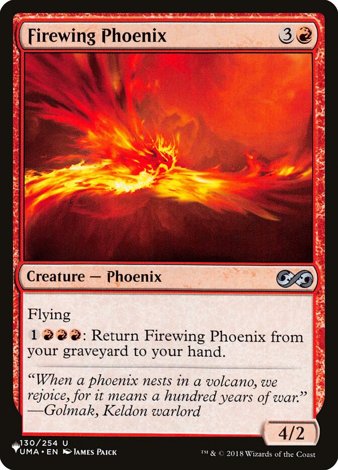 Firewing Phoenix – The List [PLST] – English – #UMA-130