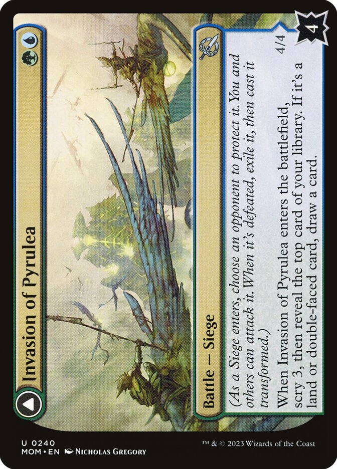 Invasion of Pyrulea // Gargantuan Slabhorn – March of the Machine [MOM] – English – #240