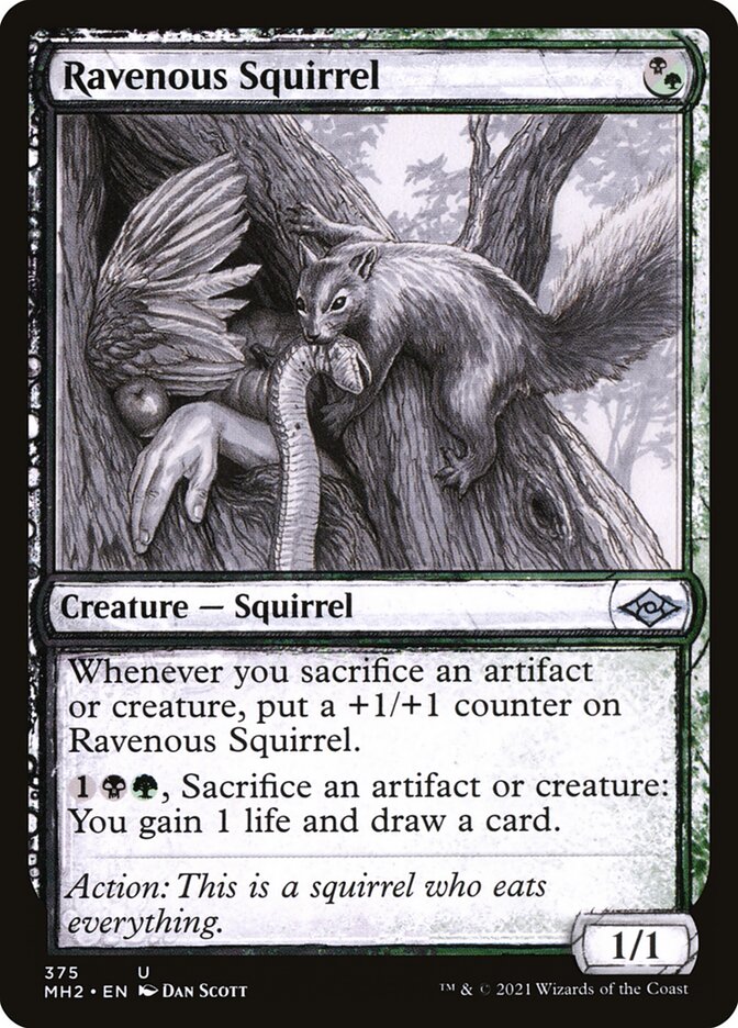 Ravenous Squirrel – Modern Horizons 2 [MH2] – D – #375