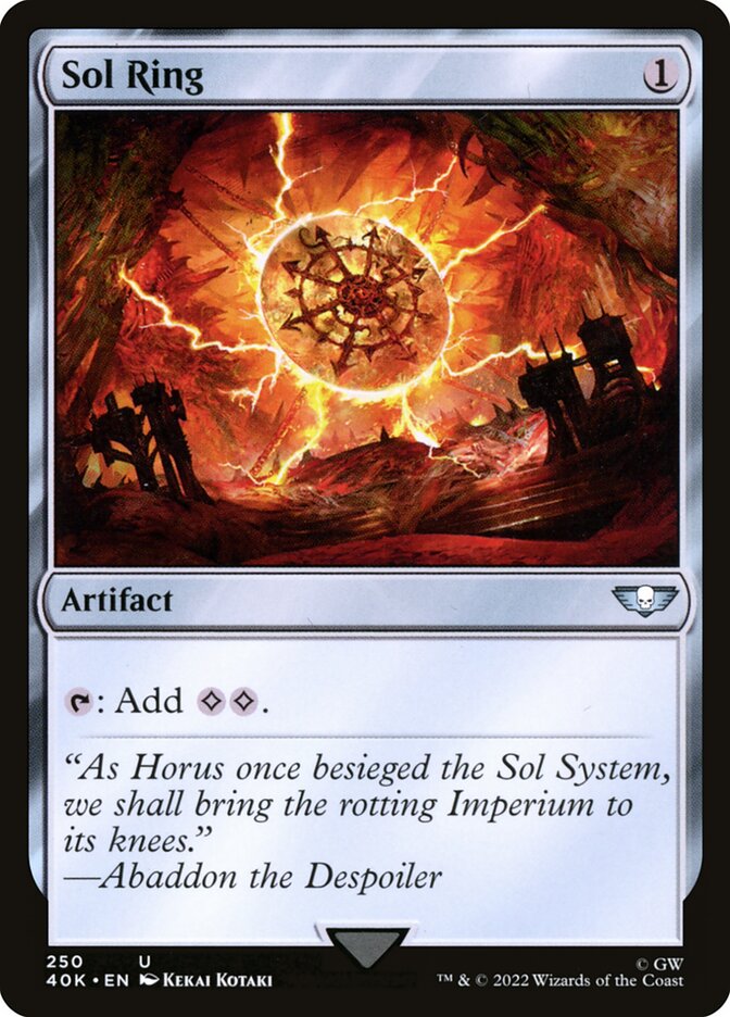 Sol Ring – Warhammer 40,000 Commander [40K] – English – #250