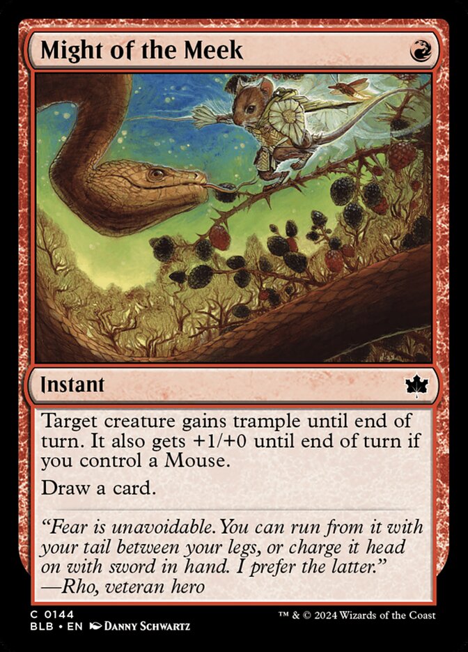 Might of the Meek – Bloomburrow [BLB] – English – #144