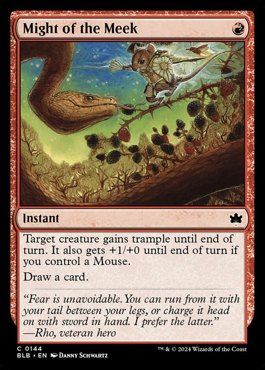 Might of the Meek – Bloomburrow [BLB] – English – #144